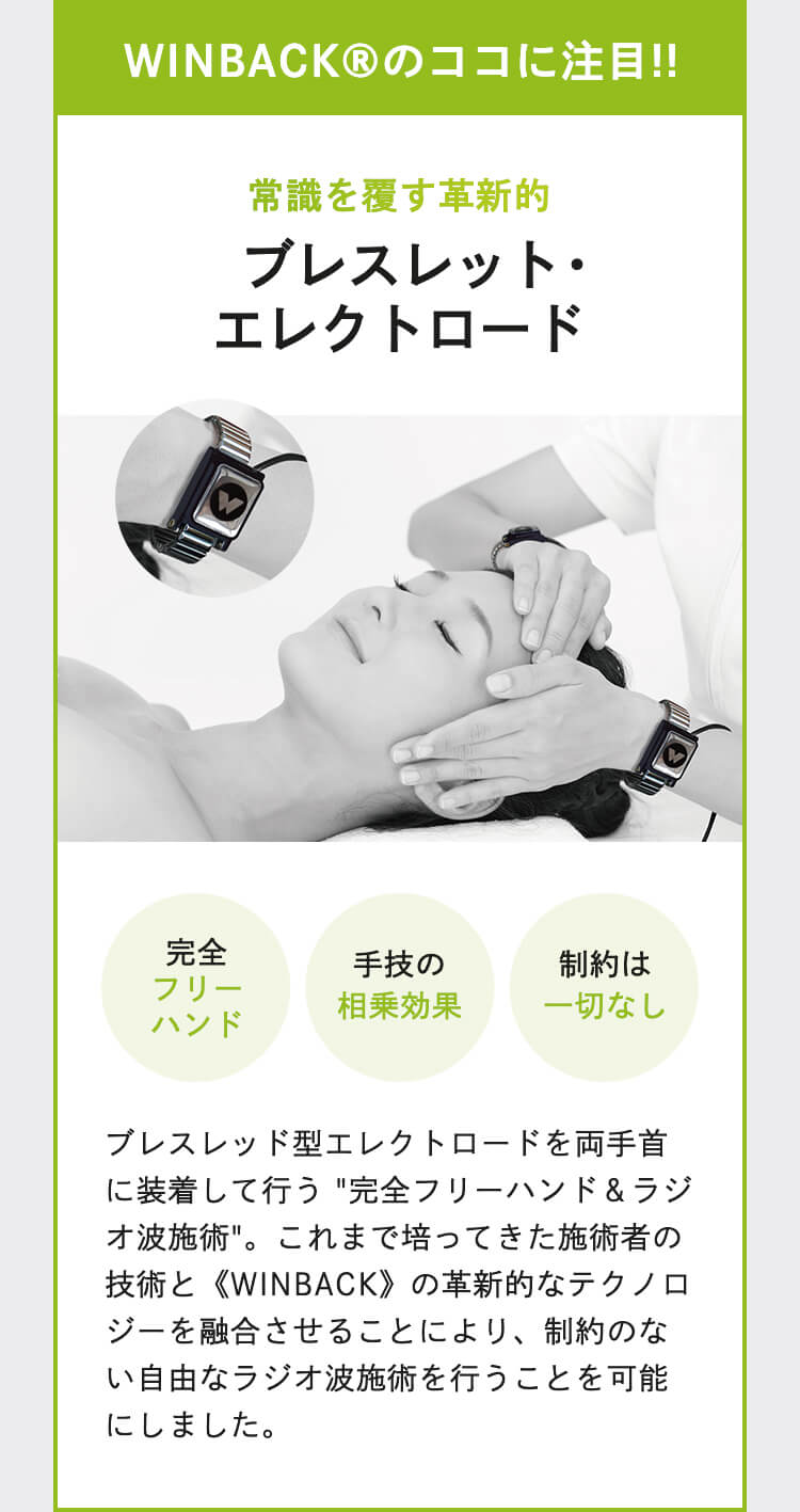 WINBACK BEAUTY - 革新的技術 ラジオ波施術機器 WINBACK BEAUTY - 革新的技術 ラジオ波施術機器